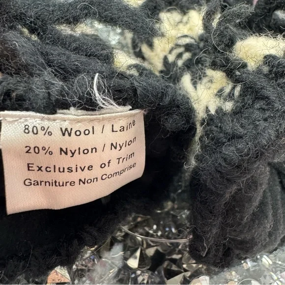 Delux mittens zebra wool thick warm animal puppet style cute winter gloves y2k - Picture 9 of 15